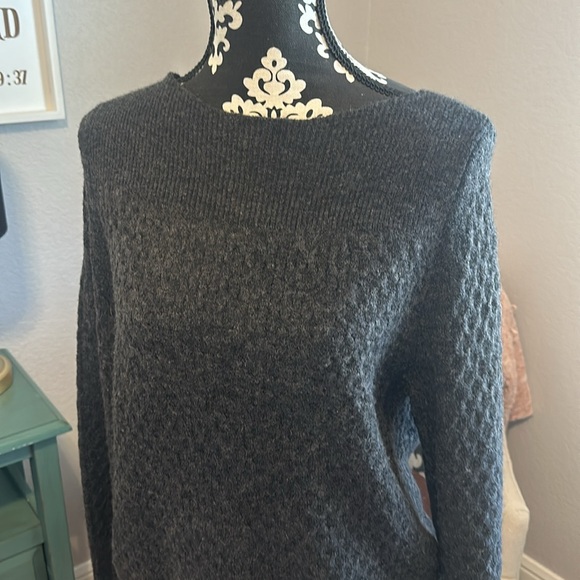 LOFT sweater - dark Gray, size L - Picture 1 of 6